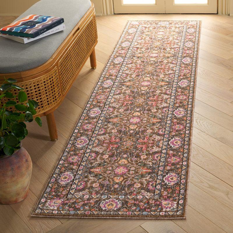 Crimson CMS224 Loomed Indoor Area Rug - Brown/Blue - 2'2"x4' - Safavieh