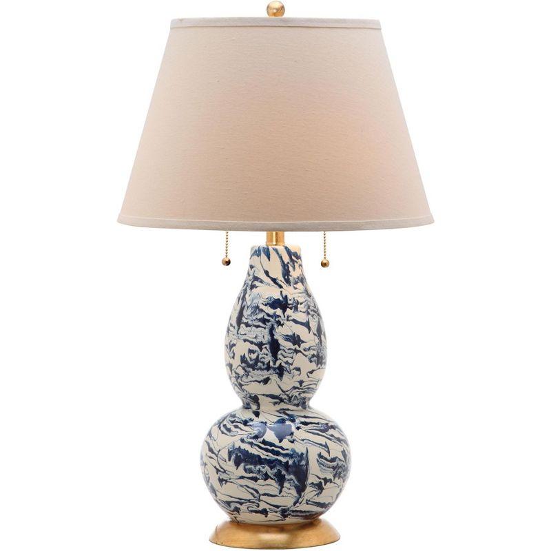 Color Swirls Glass Table Lamp (Set of 2) - Safavieh