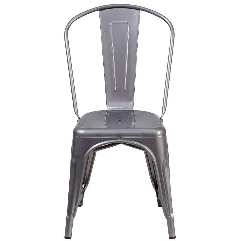 Metal Stacking Side Chair