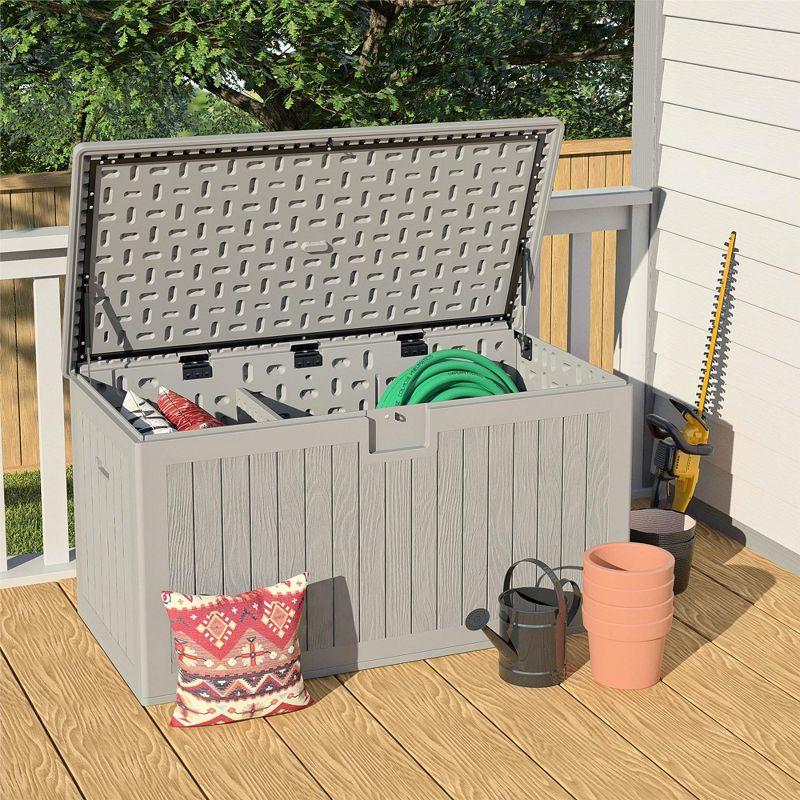 COSCO Large 150 Gallon Outdoor Storage Deck Box