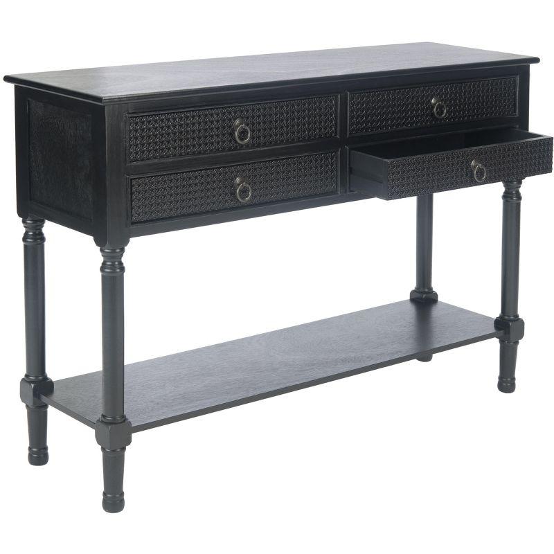 Haines 4 Drawer Console Table  - Safavieh