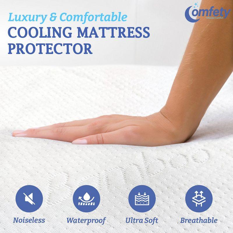 Queen Bamboo Viscose Waterproof Mattress Protector