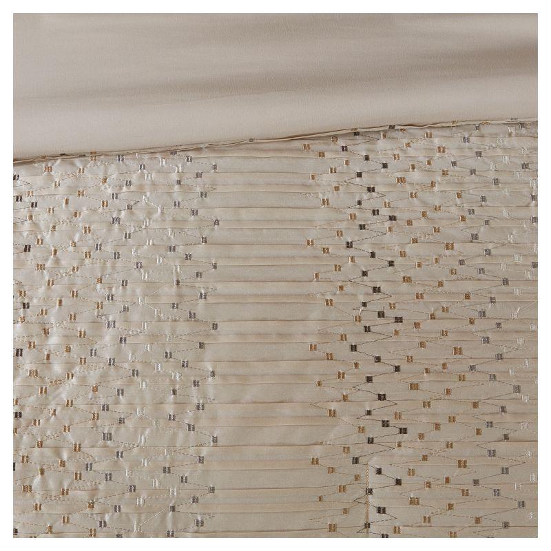 Madison Park Camelia 8 Piece Embroidered Comforter Set