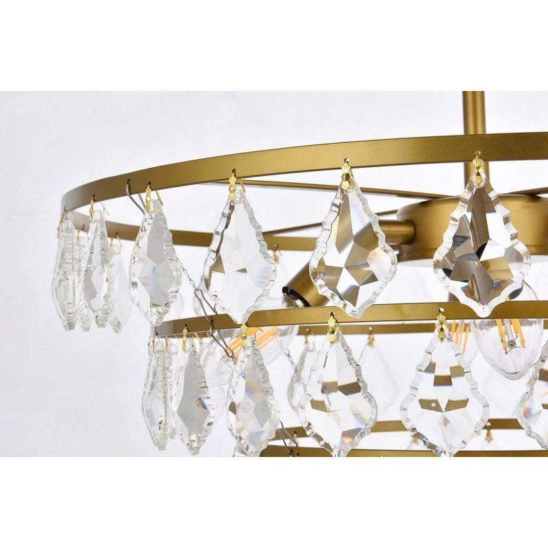 Elegant Lighting Ella 20 inch pendant in brass