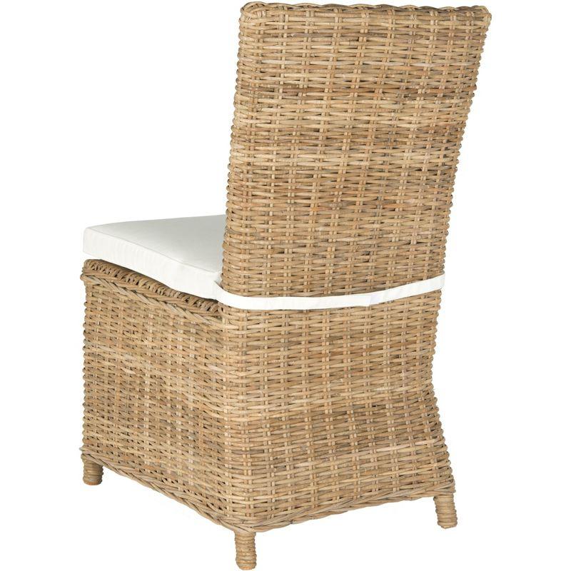 Sebesi 17''H Rattan Side Chair (Set of 2) - Natural - Safavieh