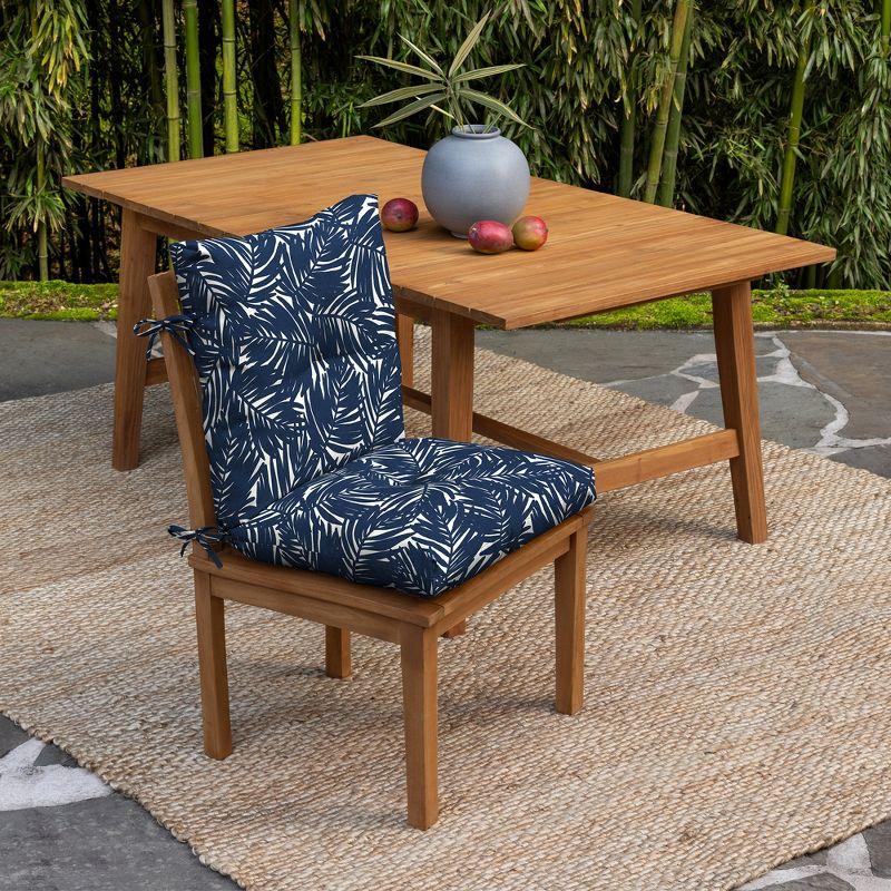 ARDEN Arden earthFIBER Plush Modern Tufted Polyfill Dining Chair Cushion, 21 x 40 (Set of 2)