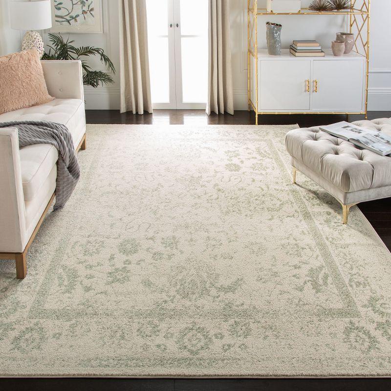 Adirondack ADR109 Machine Made Indoor Area Rug - Ivory/Sage - 8'x10' - Safavieh