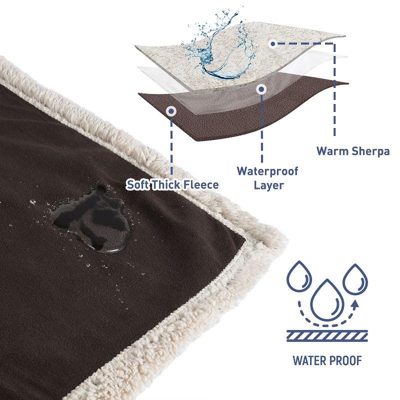 Kritter Planet Waterproof Blanket for Dogs, 80x60 Inches