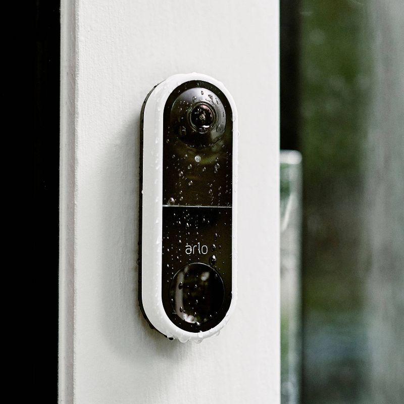 Arlo Essential 1080p Wired Video Doorbell - White