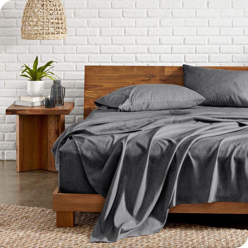 4 Piece Sheet Set - Heathered Double Brushed - Bare Home