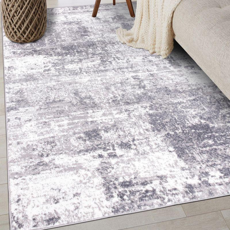 World Rug Gallery Distressed Abstract Area Rug