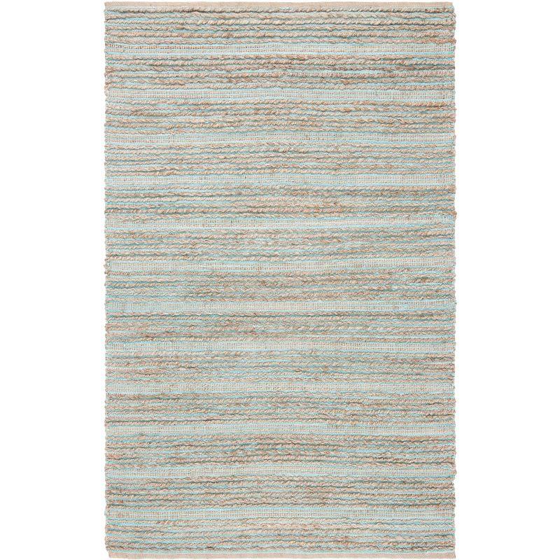 Cape Cod CAP851 Woven Indoor Area Rug - Aqua - 6'x9' - Safavieh