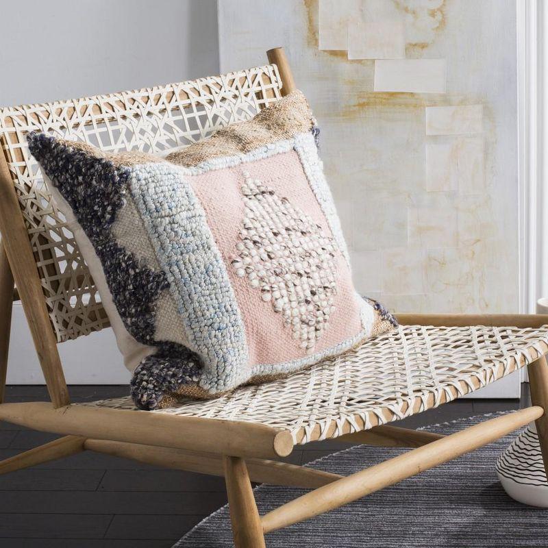 Safavieh Embroidered Wool Throw Pillow