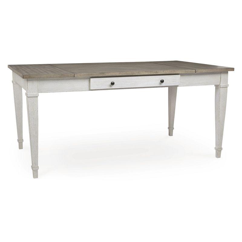 Skempton Farmhouse Rectangular Dining Table with Storage