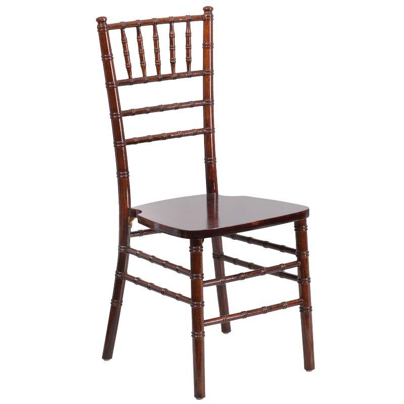 Fruitwood Lacquered Acacia Armless Chiavari Dining Chair