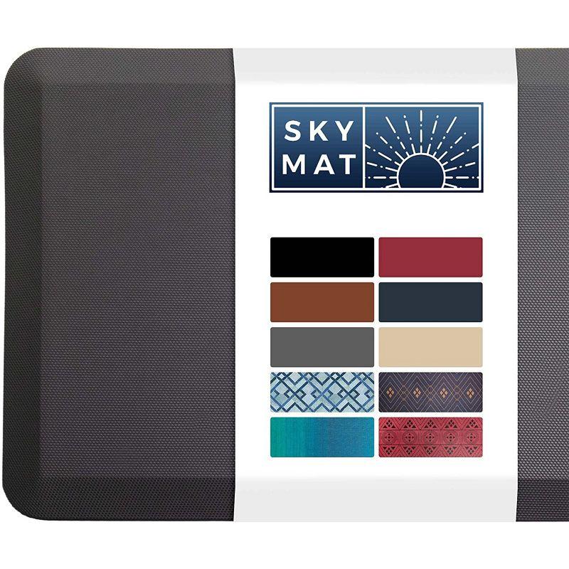 Sky Solutions Anti Fatigue Cushioned 3/4 Inch Floor Mat, 20" x 39", Gray
