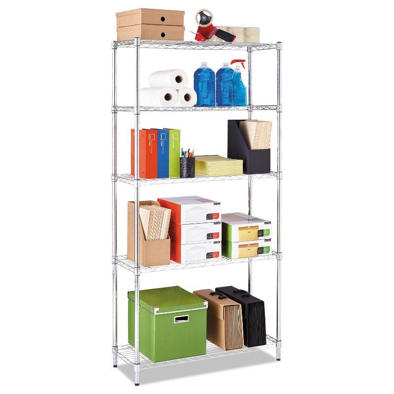 Residential 36'' W Steel Shelving Unit