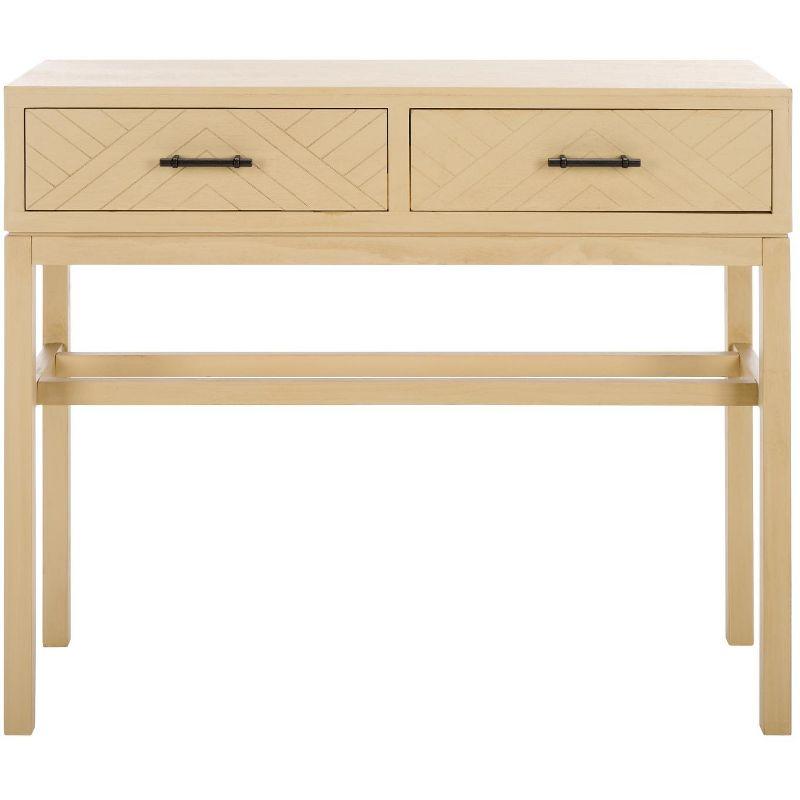 Ajana 2 Drawer Console Table - CNS5709D - Beige - Safavieh