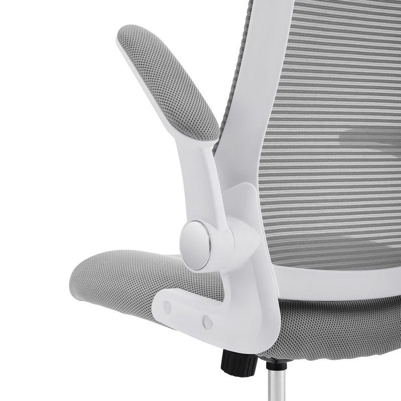 Works Creativity Mesh Office Chair with Chrome Base Gray - Serta: Ergonomic, Adjustable Height & Support