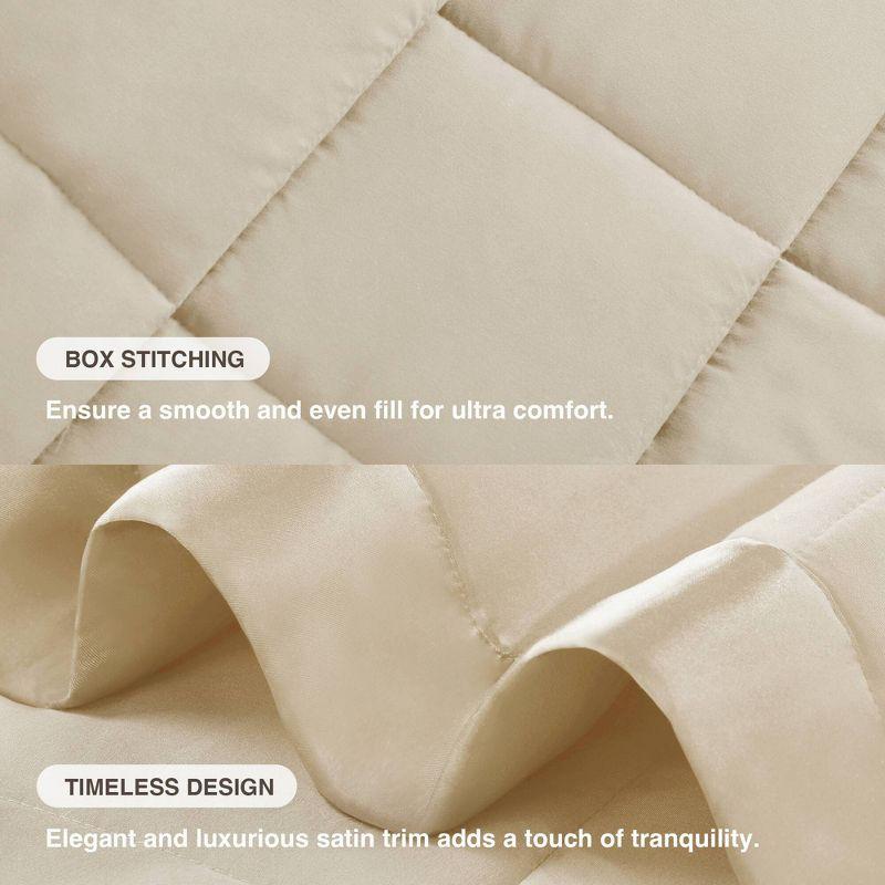 Madison Park Lightweight Down Alternative Blanket with Satin Trim
