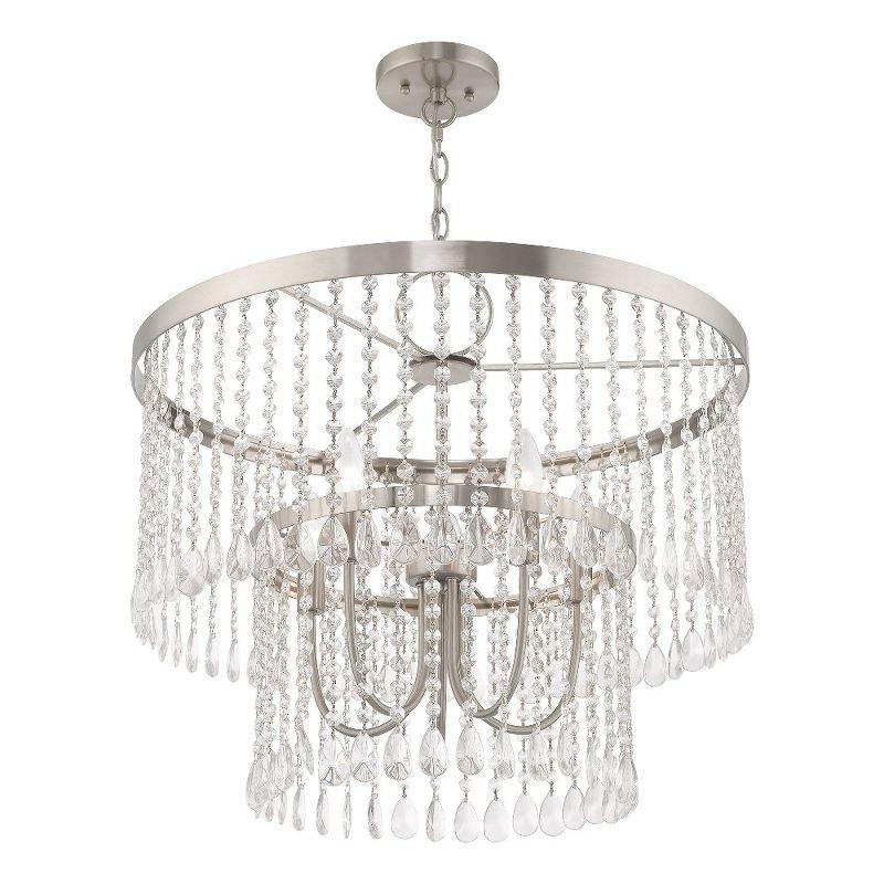 Livex Lighting Elizabeth 5 - Light Chandelier in  Brushed Nickel