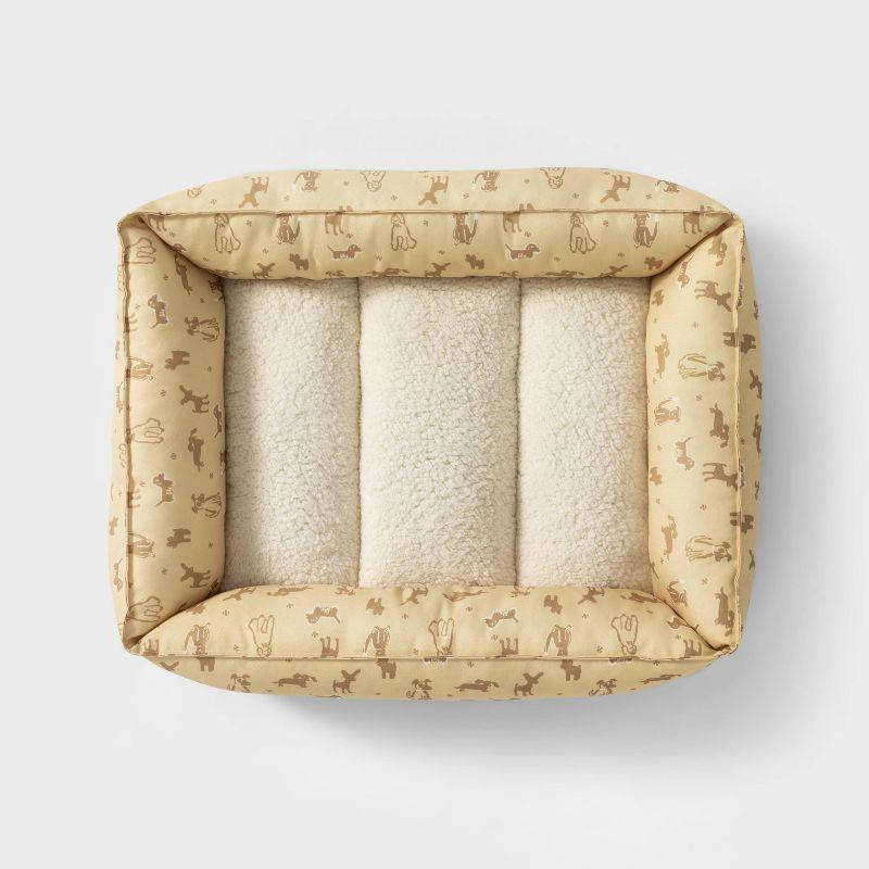 Orthopedic Cuddler Dog Bed - S - Yellow - Boots & Barkley™