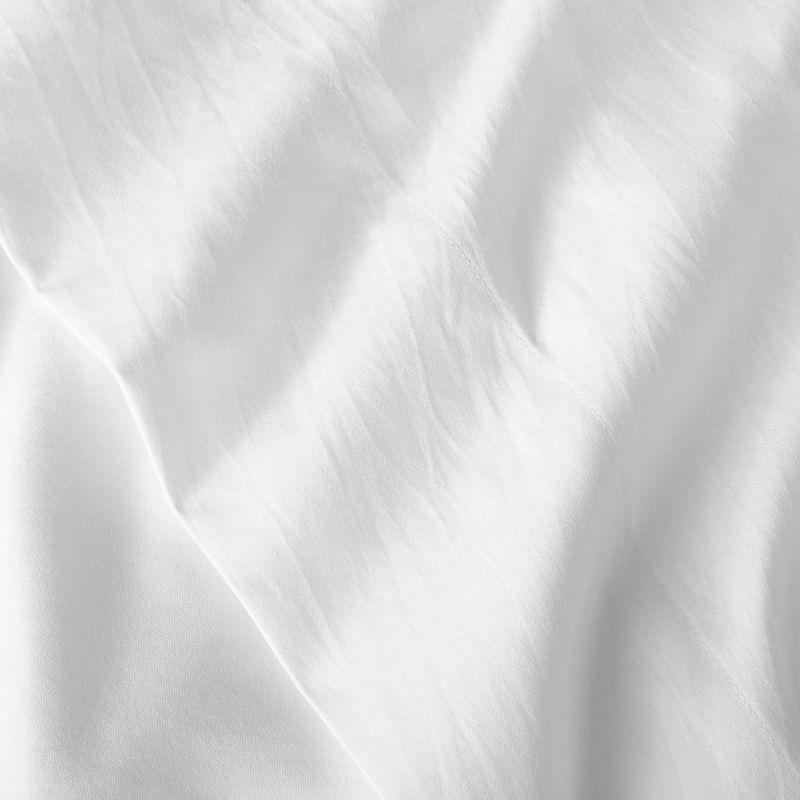 500 Thread Count Washed Supima Sateen Solid Sheet Set - Casaluna™