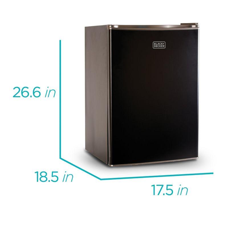 BCRK Series 2.5 cu. ft. Freestanding Mini Fridge with Freezer