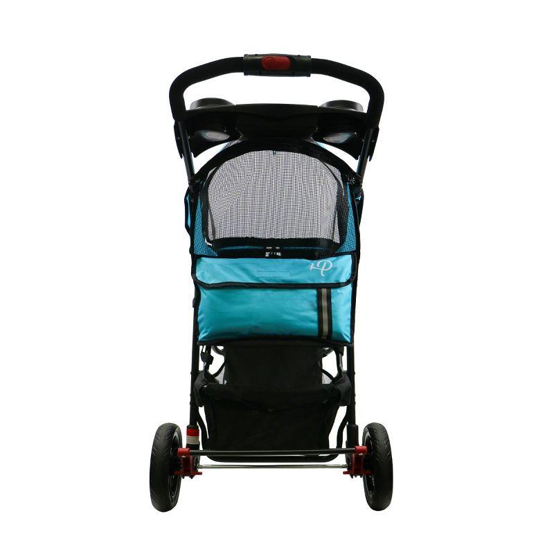 Petique Revolutionary Stroller, Dog Cart for Small to Medium Size Pets, Ventilated Pet Jogger for Cats & Dogs