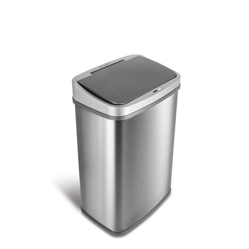 Nine Stars 13.2 Gallon Stainless Steel Motion Sensor Trash Can