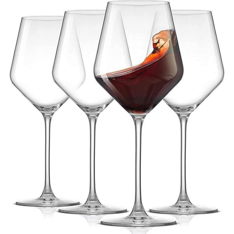 JoyJolt Layla Red Wine Glasses