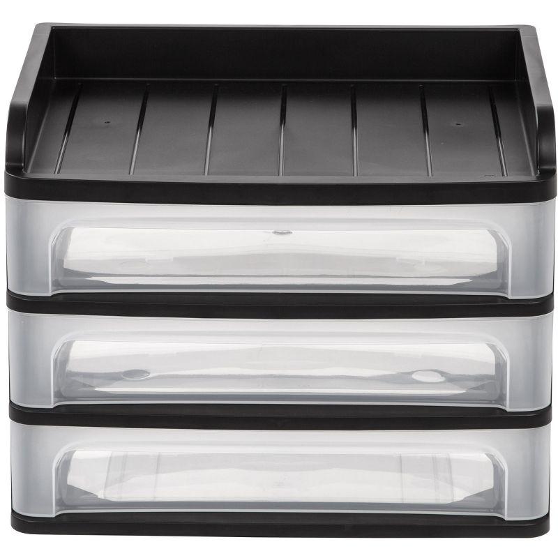 IRIS USA, Inc. Plastic Stackable Desk Organizer