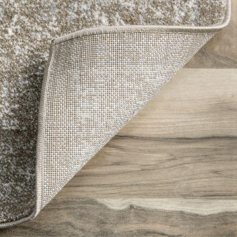 Nuloom Verona Oriental/Persian 5x7 Indoor Area Rug for Living Room Bedroom Dining Room Kitchen, Brown/Off White