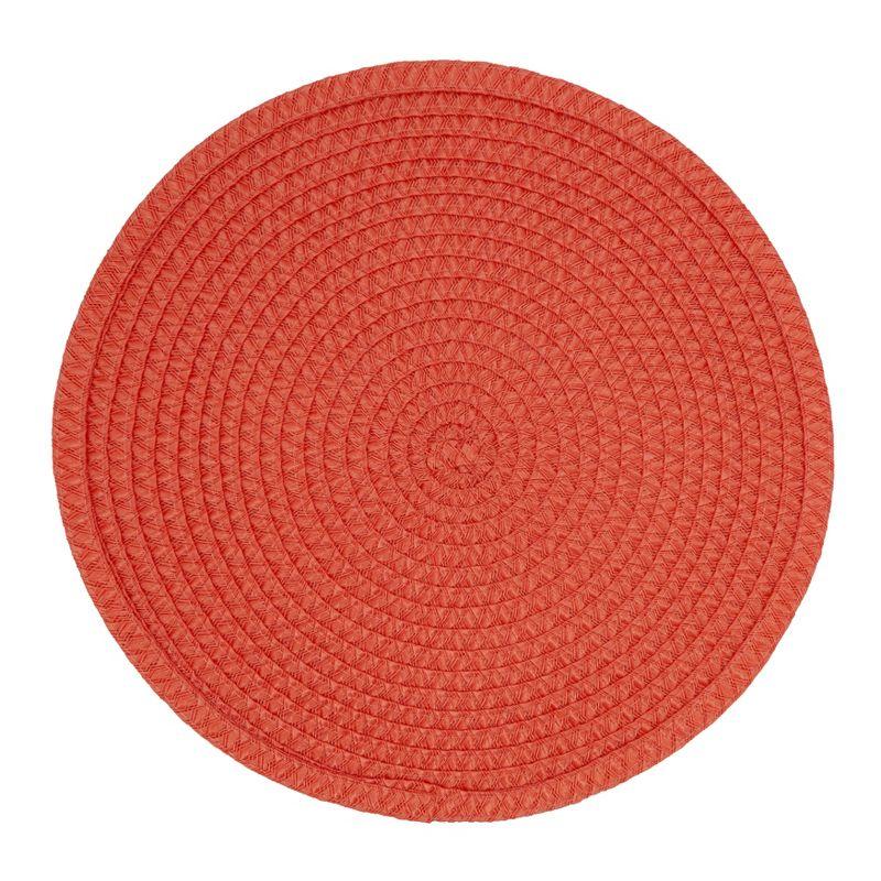 Brielle Polypropylene Plastic Round Placemat