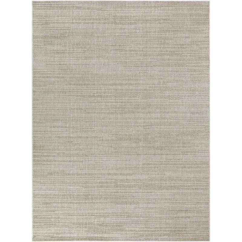 7'10" x 10' Renwick Textured Rectangular Indoor/Outdoor Rug Beige - Balta Rugs: Machine Made, Stain-Resistant, OEKO-TEX Certified
