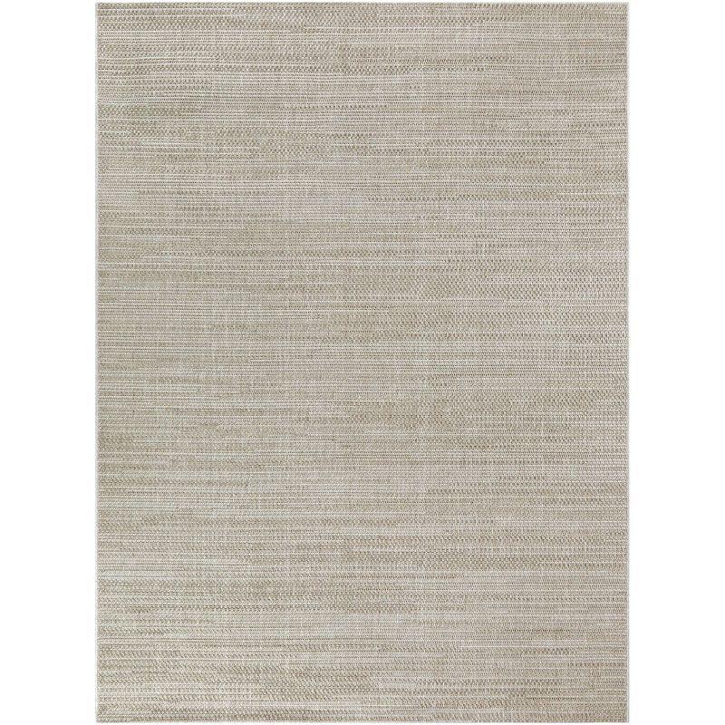 7'10" x 10' Renwick Textured Rectangular Indoor/Outdoor Rug Beige - Balta Rugs: Machine Made, Stain-Resistant, OEKO-TEX Certified