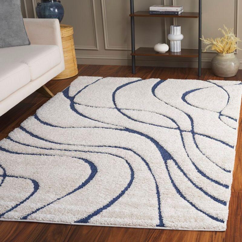 Florida Shag SG471 Power Loomed Area Rug  - Safavieh