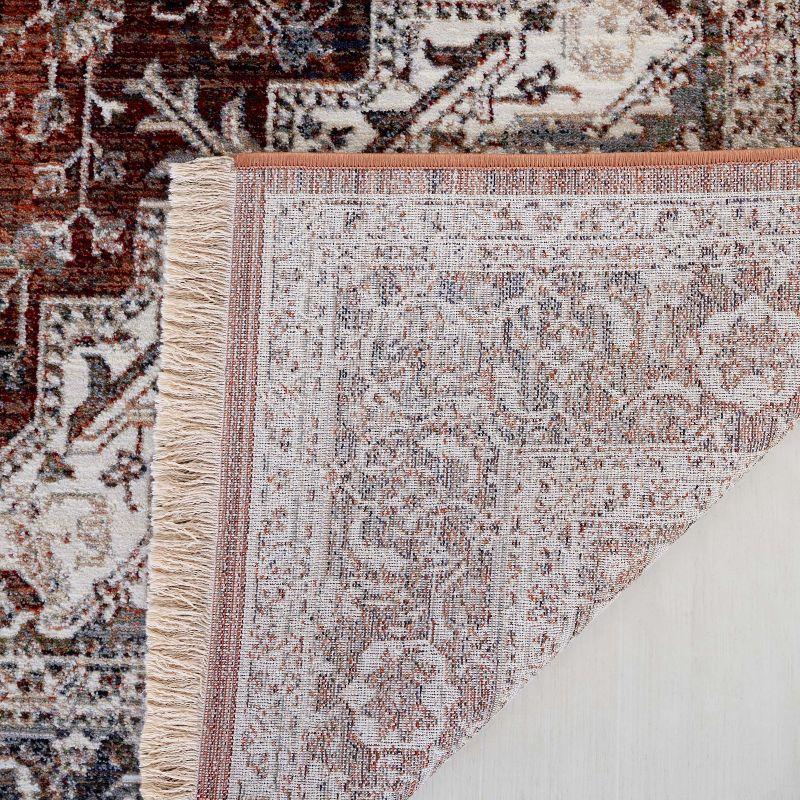Vintage Persian VTP611 Power Loomed Area Rug - Red/Ivory - 5'3"x7'7" - Safavieh.
