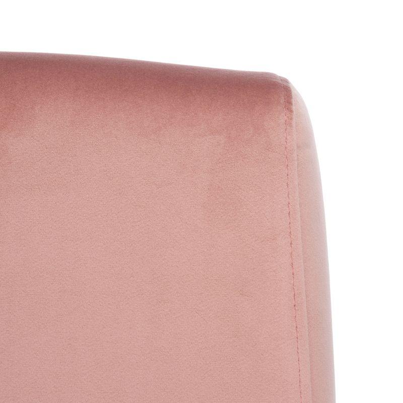 Romilly Velvet Accent Chair - ACH6203 - Dusty Rose/Gold - Safavieh