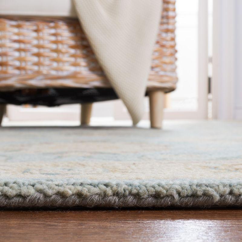 Blossom BLM702 Hand Tufted Area Rug - Grey/Multi - 4'x6' - Safavieh.