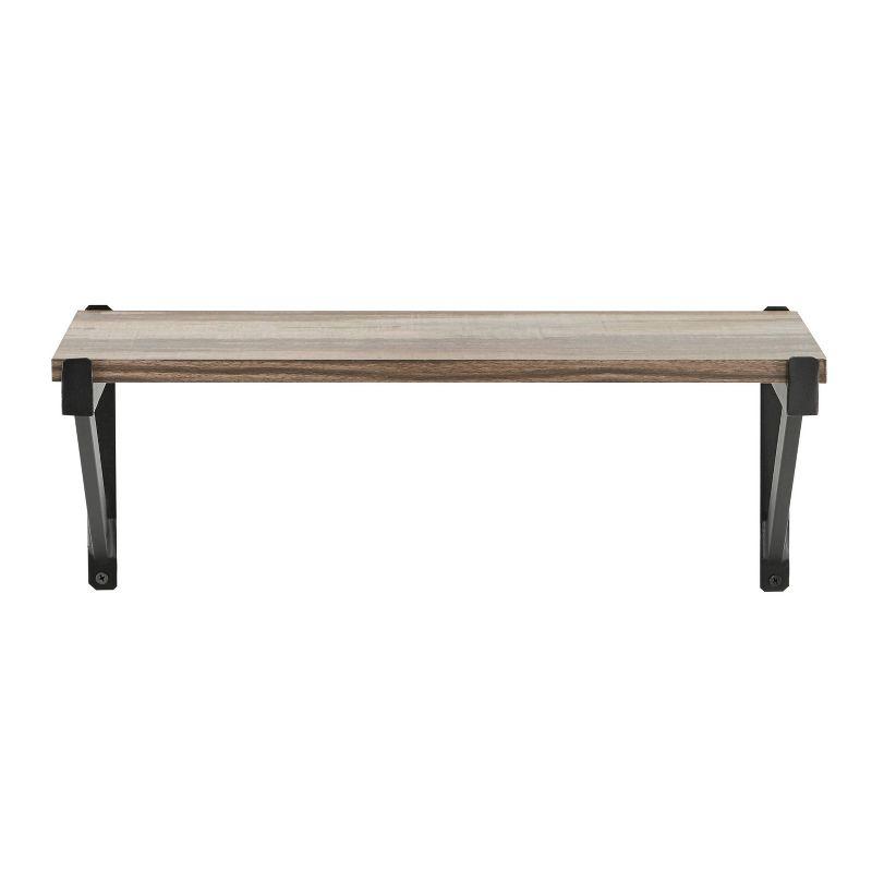 17 Stories Floating Wall Shelf on Triangle Bracket