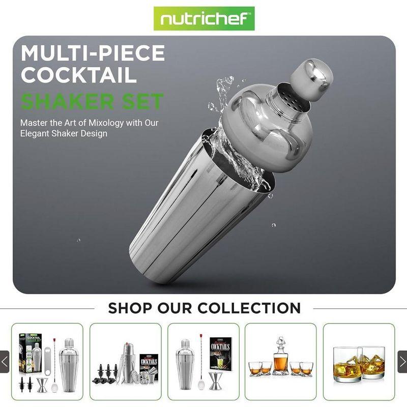 NutriChef Bartender Set 7 Piece