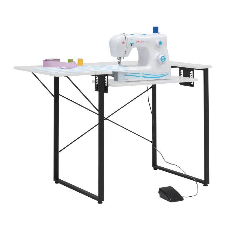 Sew Ready Dart Sewing Machine Table with Folding Top