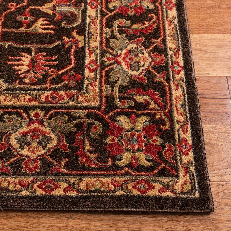 Mahal MAH693 Power Loomed Indoor Area Rug - Brown/Beige - 6'7"x9'2" - Safavieh