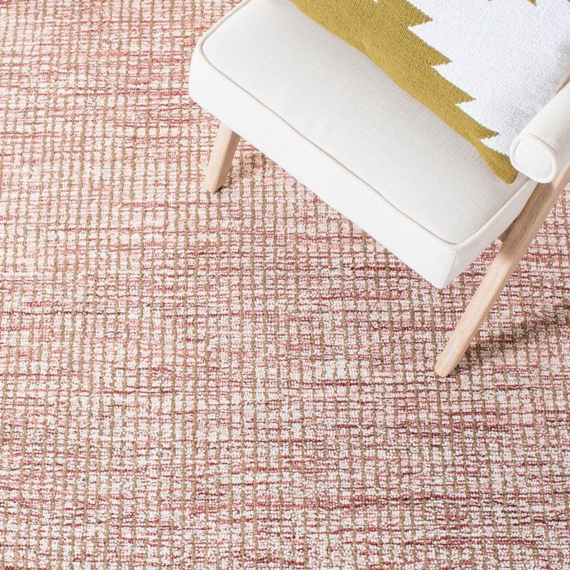 Metro MET151 Hand Tufted Indoor Area Rug - Ivory/Red - 5'x8' - Safavieh