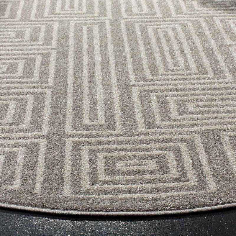 Amherst AMT430 Power Loomed Indoor Area Rug - Grey/Ivory - 8'x10' - Safavieh