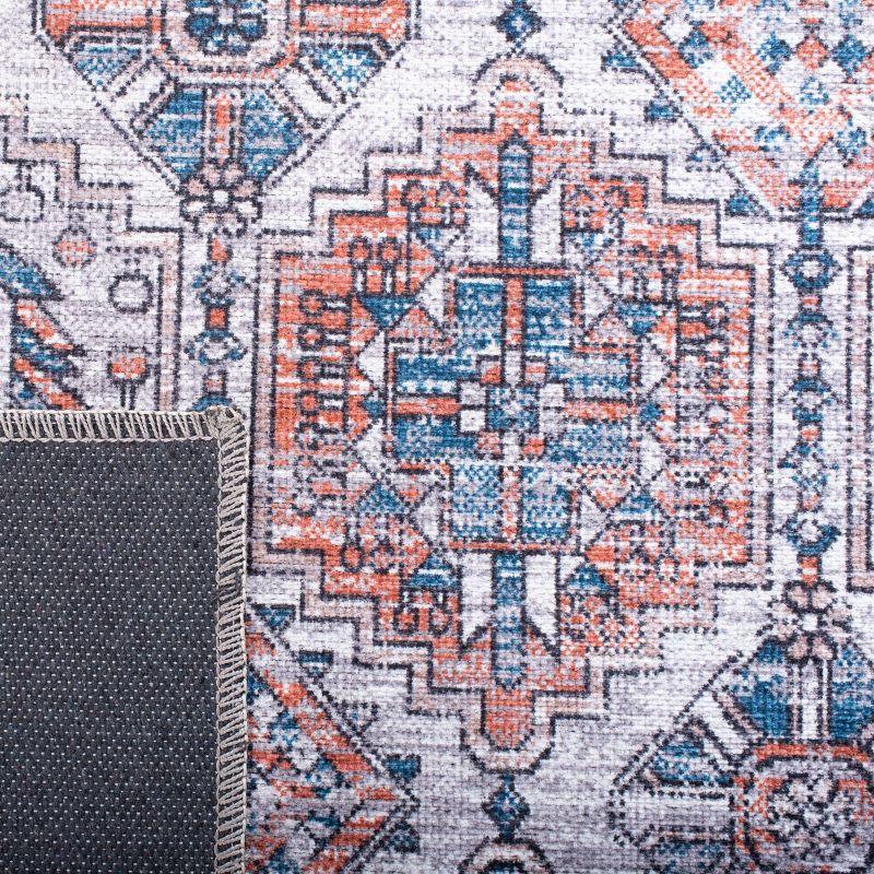 Serapi SEP520 Power Loomed Machine Washable Runner Rug - Ivory/Rust - 2'x9' - Safavieh.