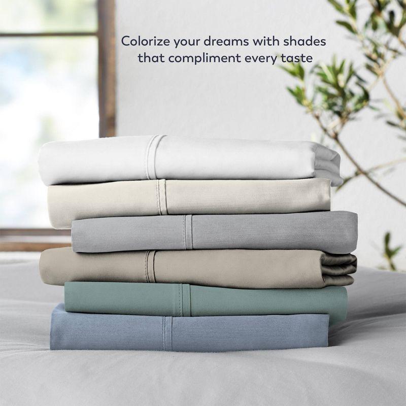 800 Thread Count Cotton Rich Sateen Sheet Set - Color Sense