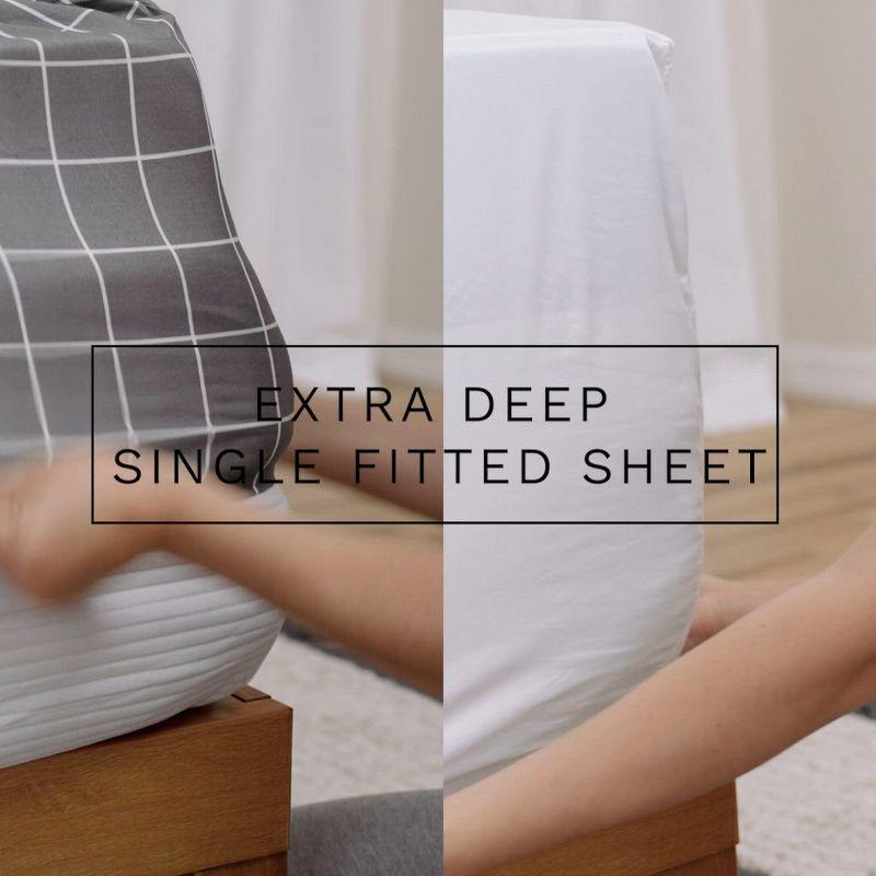 4 Piece Extra Deep Pocket Microfiber Sheet Set - CGK Linens