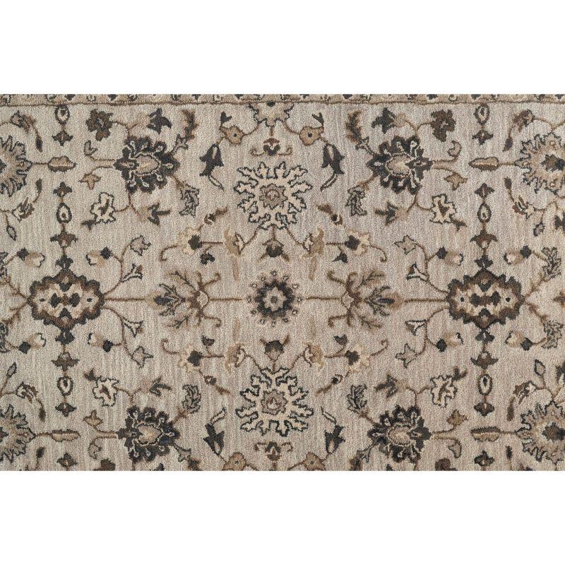 Eaton Traditional Oriental Gray/Ivory/Taupe Area Rug